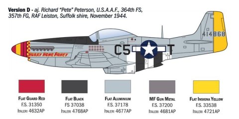 Model plastikowy P-51D Mustang Aces 1/72