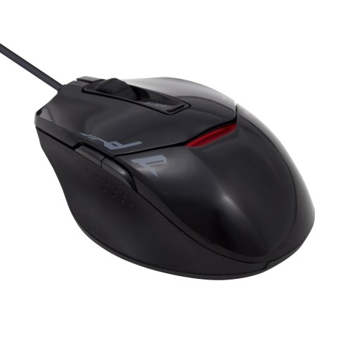 Mysz przewodowa USB, E-blue EMS657, czarna, optyczna, 3200DPI, EOL