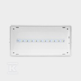 OPR.EXIT M ECO LED IP65 3W 1H 1-ZAD.AT