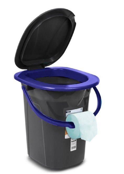 Toaleta turystyczna GB320BB czarno-granatowa