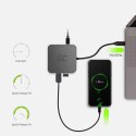USB-C (3.0) hub 7-port, AK-61, szary, Green Cell, 3xUSB 3.0, HDMI 4K (30Hz), Ethernet 1Gbps, USB-C
