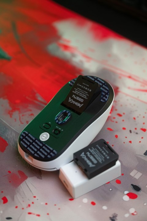 Marvo MONKA PRIME Mysz biała, 26000DPI, Tri-Mode