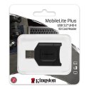 Kingston czytnik USB 3.0 (3.2 Gen 1), MobileLite Plus SD, SD, zewnętrzny, czarna, złącze USB A