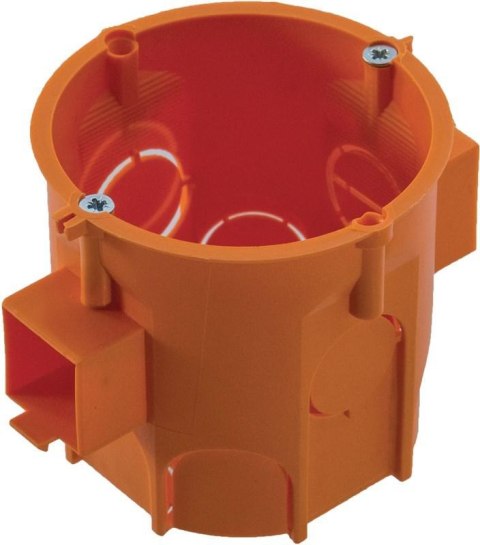 Puszka PK60 Lux głęboka łączeniowa z wkrętami pomarańczowa Pawbol - A.0006LP 10szt.