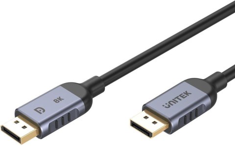 Kabel DisplayPort Unitek 1.4 8k 60hz, 4k 240hz, HDR, HDCP 2.3, DSC 1.2, 5m