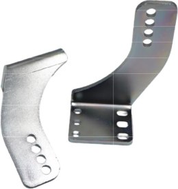 Uchwyty MOD.80/10/36 na słupek do napędów z otworami 10mm: Beninca, NICE, BFT Athos, DEA itd.