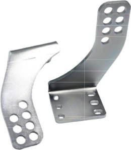 Uchwyty MOD.80/12/36 na słupek do napędów z otworami 12mm: CAME, FAAC, Genius, Proxima itd.