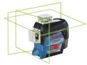 BOSCH LASER PŁASZCZYZNOWY GLL 3-80 CG ZIELONY +UCHWYT BM 1 1x2,0A LB