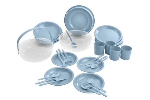 CURVER CAMPING SET NIEBIESKI 24szt