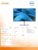 Monitor 27 cali P2725DE IPS QHD LED/RJ45/HDMI/DP/USBC/3Y