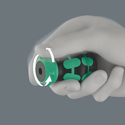 BARDZO MAŁA RĘKOJEŚĆ Z KRÓTKIM UCHWYTEM 1/4''STUBBY 6 CZĘŚCI