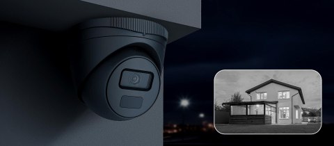 Kamera IP Hilook by Hikvision kopułka 4MP IPCAM-T4-P Black 2.8mm