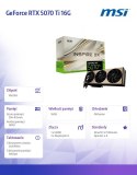Karta graficzna GeForce RTX 5070 Ti 16G INSPIRE 3X OC PLUS GDDR7 256bit