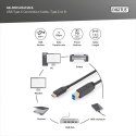 Kabel połączeniowy USB 3.0 SuperSpeed 5Gbps Typ USB C/B M/M Power Delivery czarny 1.8m
