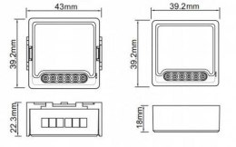 Moduł OXT mini beznapięciowy ZigBee TUYA T250