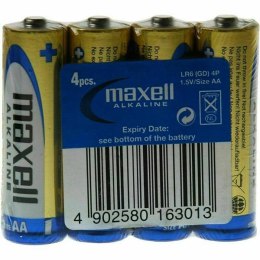 Maxell Jednorazowa alkaliczna baterie AA, 4-pack