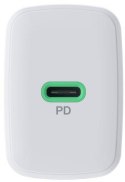 ŁADOWARKA SIECIOWA Greencell PowerSource Solo30 30W 1xUSB-C PD 3.0 QC 4.0+ biała