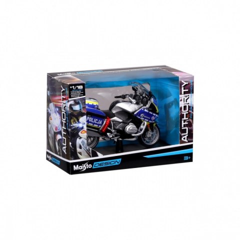 Model metalowy Motocykl Polska Policja 1/18