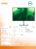 Monitor 23.8 cala P2425D IPS LED QHD (2560x1440)/16:9/HDMI/DP/USB-C/3xUSB/3Y AES&PPG