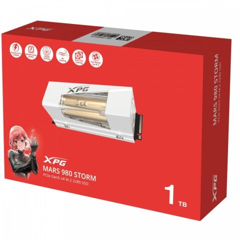 Dysk SSD XPG MARS 980 STORM 1TB PCIe 5x4 14/10 GB/s