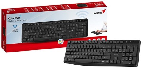 Genius KB-7200 COPILOT klawiatura bezprzewodowa CZ/SK, czarna