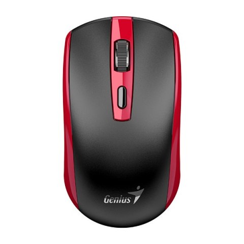 Genius ECO-8150 Mysz bezprzewodowa, czarno-czerwona, 1200DPI