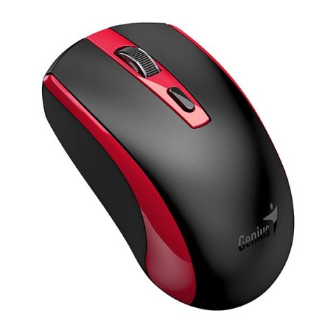 Genius ECO-8150 Mysz bezprzewodowa, czarno-czerwona, 1200DPI