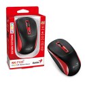 Genius NX-7123 Mysz bezprzewodowa, czarno-czerwona, 1200DPI