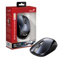 Genius NX-7125 Mysz bezprzewodowa, metaliczna szara, 1200DPI