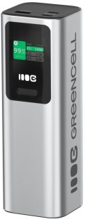 POWERBANK Greencell PowerPlay Ultra 25200mAh SZYBKIE ŁADOWANIE 140W 2x USB-C PD 1x USB-A