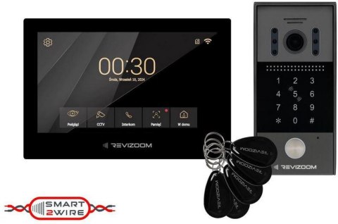 Wideodomofon REVIZOOM RM-T273HD BLACK/RC-212HD-CK1