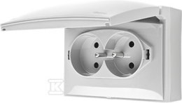 GN.2-KR.Z/U IP44 BIAŁY AQUACLICK