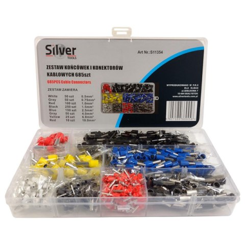 KONEKTORY I KOŃCÓWKI KABLOWE 685el. / SILVER