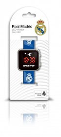 Zegarek LED z kalendarzem Real Madryt