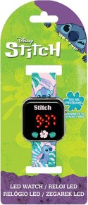 Zegarek LED z kalendarzem Stitch