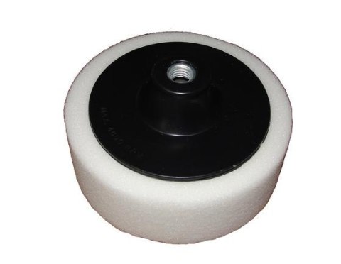 DYSK 150mm POLERSKI GĄBKA BIAŁA M14... .....TWARDA/SILVER