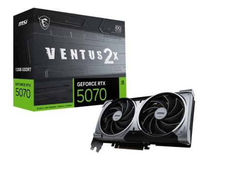 Karta graficzna GeForce RTX 5070 12G VENTUS 2X OC GDDR7 192bit HDMI/3DP