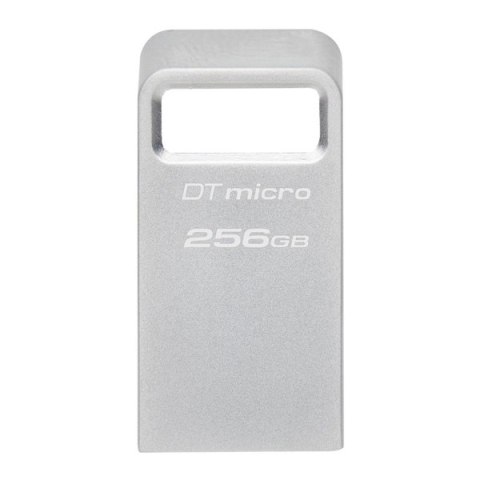 Kingston USB flash disk, USB 3.0, 256GB, DataTraveler Micro G2, srebrny, DTMC3G2/256GB, USB A