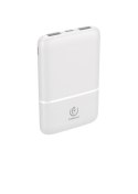 Powerbank P5 (5 000mAh 10W), moc wyjściowa 10W zapewnia szybkie i stabilne ładowanie kompatybilnych urządzeń, jednoczesne ładowa