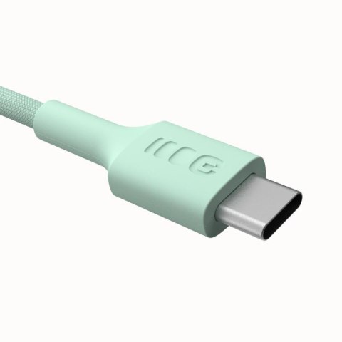 KABEL USB-C / USB-C Greencell PowerStream 30cm PD 100W zielony w oplocie