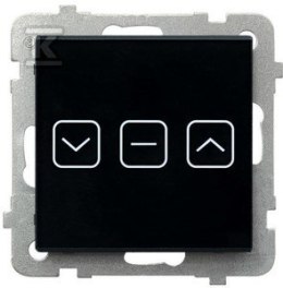 ŁĄCZ.DOTYK.ŻALUZJA CZARNY SZKŁO S.TO