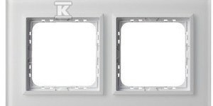 RAMKA 2-KR.BIAŁE SZK.SZRONIONE SONATA