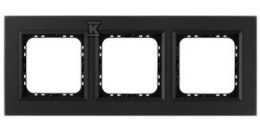 RAMKA 3-KR.CZARNE SZK.SZRONIONE SONATA