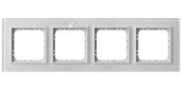 RAMKA 4-KR.BIAŁE SZK.SZRONIONE SONATA