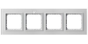 RAMKA 4-KR.BIAŁE SZK.SZRONIONE SONATA