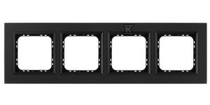 RAMKA 4-KR.CZARNE SZK.SZRONIONE SONATA