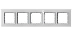 RAMKA 5-KR.BIAŁE SZK.SZRONIONE SONATA