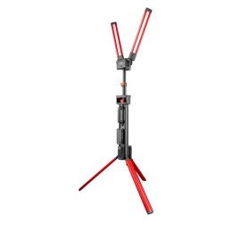 REFLEKTOR LED STOJĄCY SKŁADANY Z POKROWCEM 10000LM 2*50W