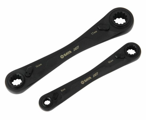 SATA ZESTAW 2 KLUCZY X6 Z GRZECHOTKĄ DWUSTRONNĄ 8 w 1