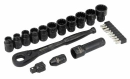 SATA ZESTAW 24 KLUCZY NASADOWYCH PRZELOTOWYCH X6